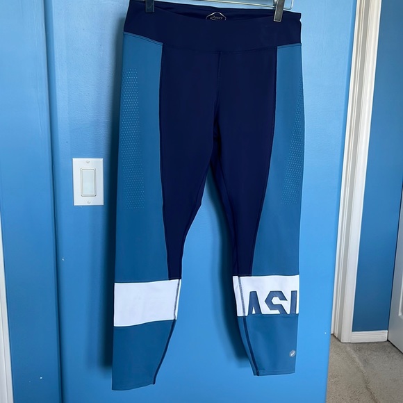 ASICS Colour Block 7/8 Running Tights - Picture 1 of 3